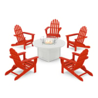 Sunset Red / White