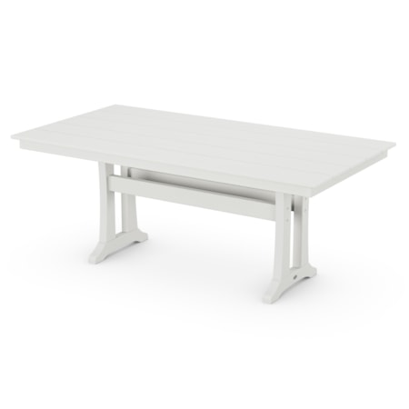 Trestle 37" x 72" Dining Table