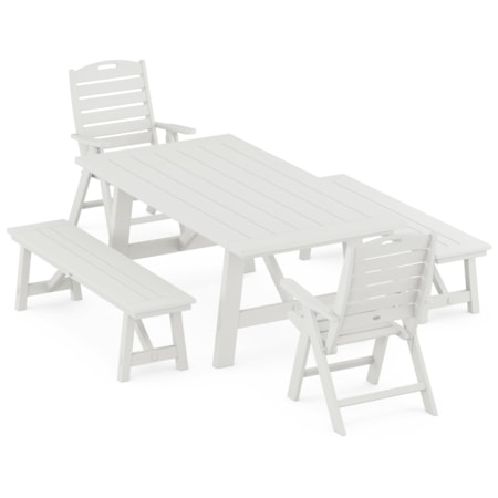 Highback Chair 5-Piece Dining Setes