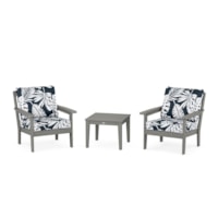 Slate Grey / Leaf Marine Indigo