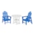 Pacific Blue / White