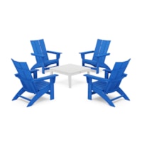 Pacific Blue / White