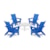 Pacific Blue / White