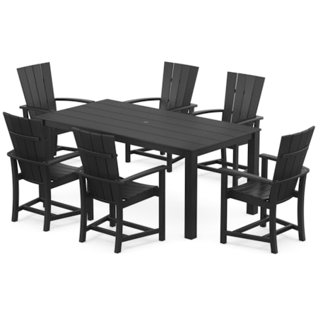Quattro 7-Piece Parsons Dining Set