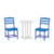 Pacific Blue / White