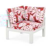 Vintage White / Leaf Crimson