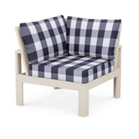 Sand / Buffalo Plaid Navy