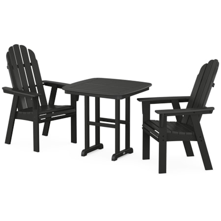 Vineyard Adirondack 3-Piece Dining Set