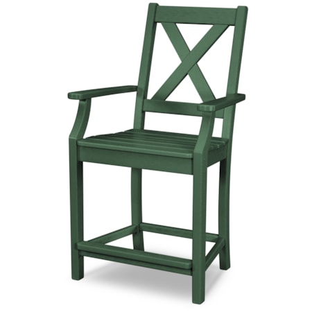 Braxton Counter Arm Chair