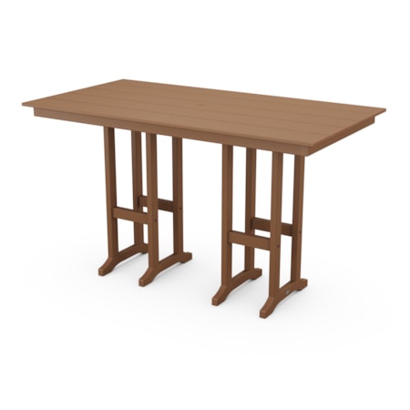 Farmhouse 37" X 72" Bar Table