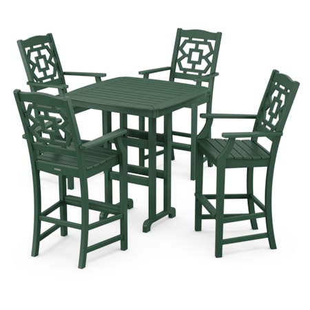 Chinoiserie 5-Piece Bar Set