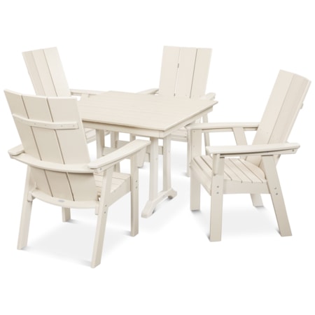 Adirondack 5-Piece Trestle Dining Set