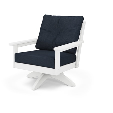 Deep Seating Swivel Chair