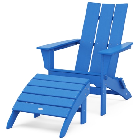 Adirondack Chair 2-Piece Set Ottoman