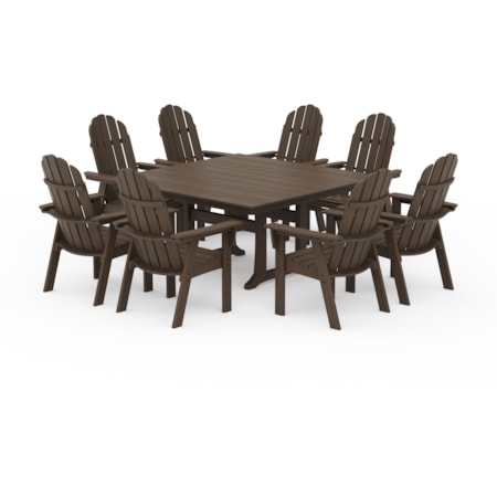 Adirondack 9-Piece Square Dining Set