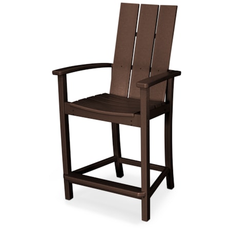 Modern Adirondack Counter Chair