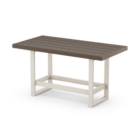 Edge 40" X 78" Bar Table