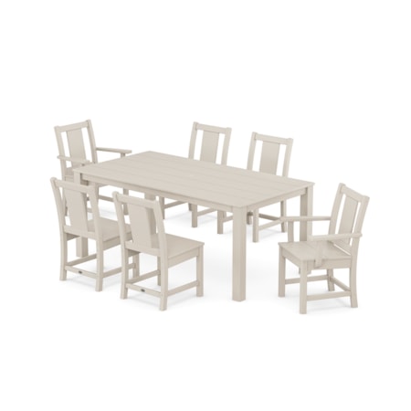 Prairie 7-Piece Parsons Dining Set