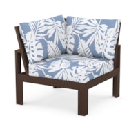 Mahogany / Leaf Sky Blue