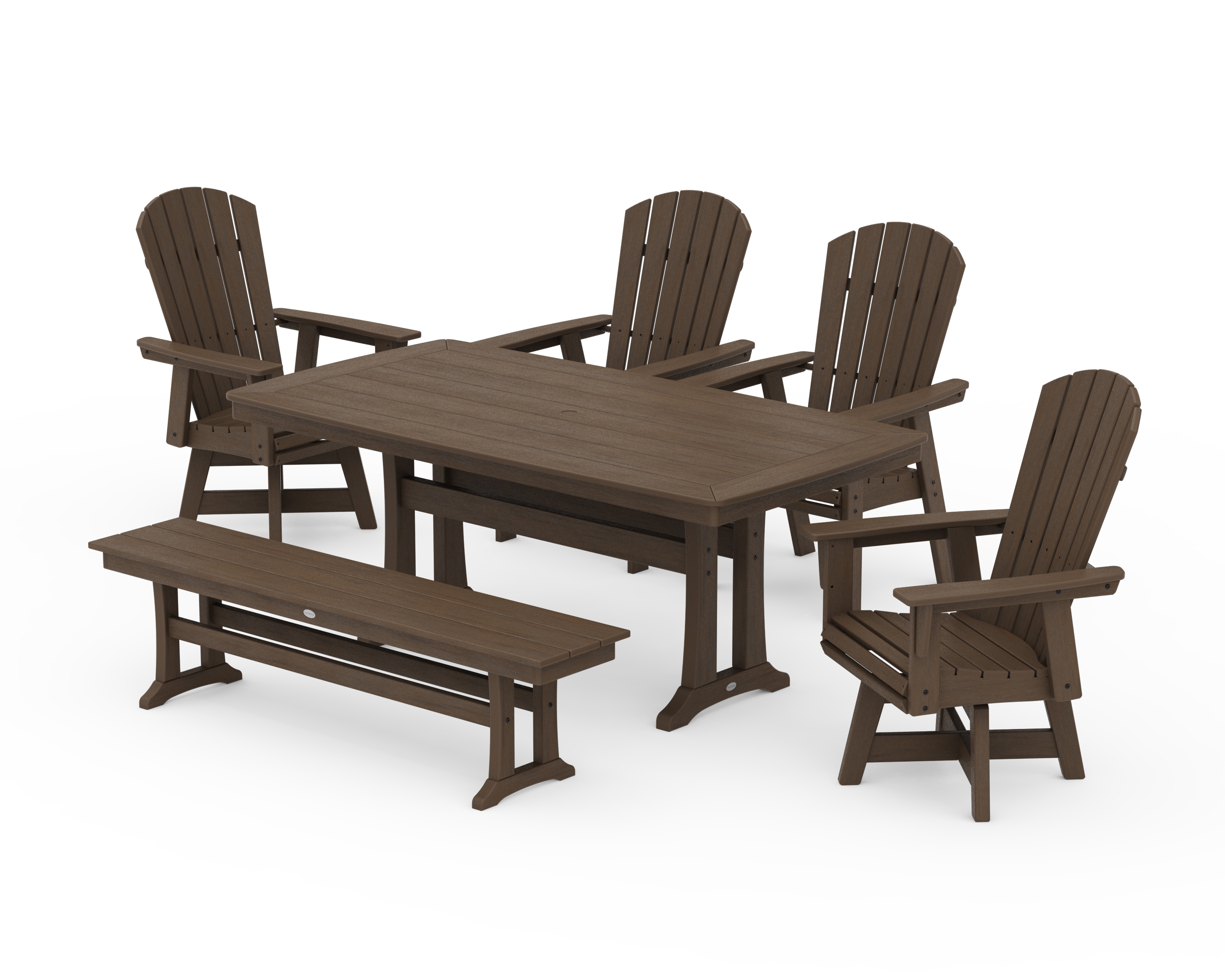 Adirondack Swivel 6-Piece Dining Set