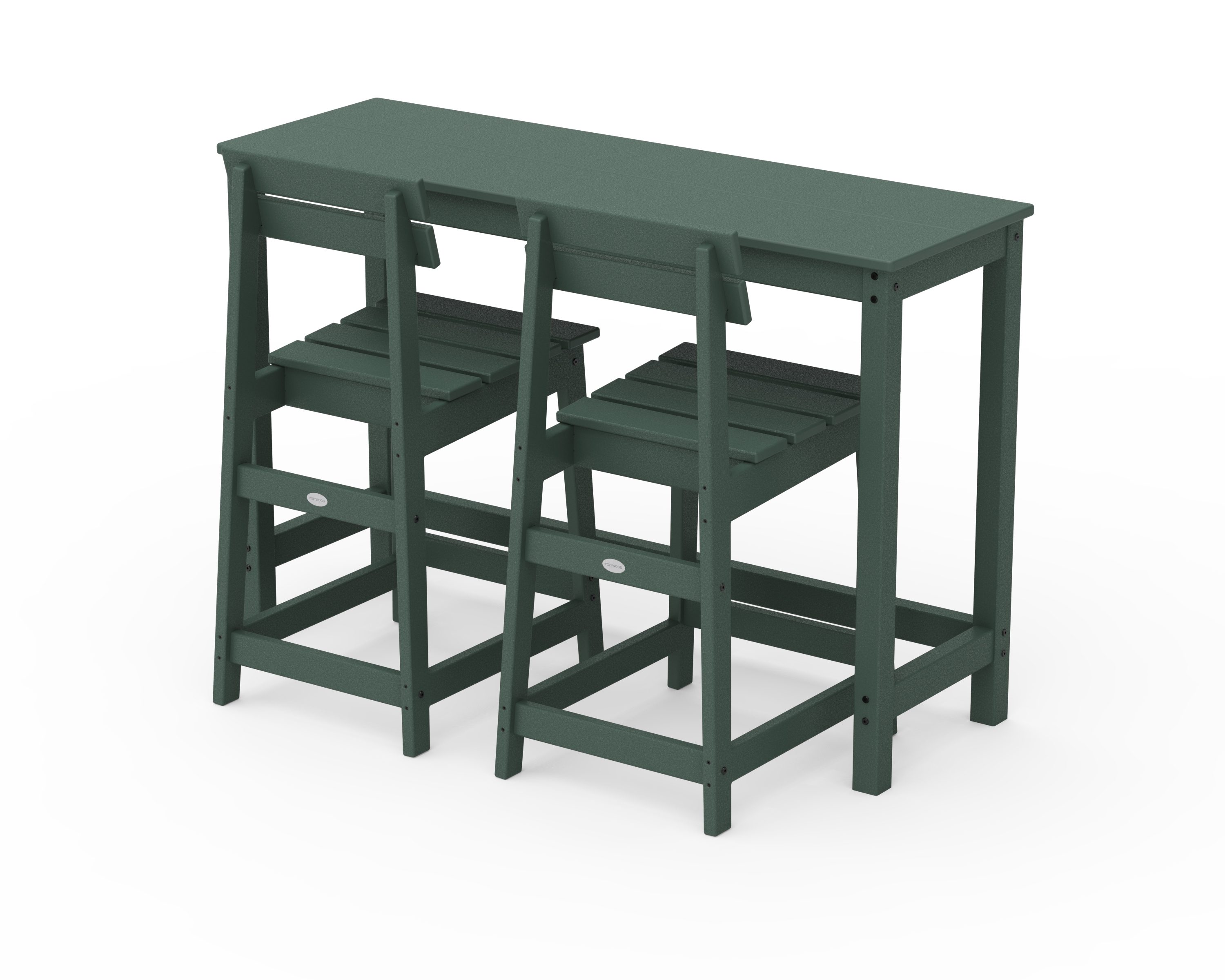 Counter Chair 3-Piece Balcony Set