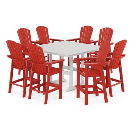 Adirondack 9-Piece Trestle Bar Set