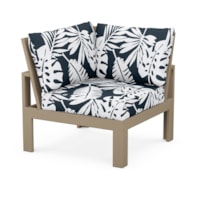 Vintage Sahara / Leaf Marine Indigo