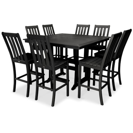 9-Piece Trestle Bar Set