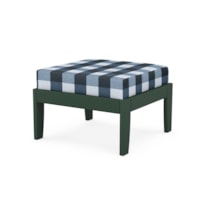 Green / Buffalo Plaid Marine Indigo