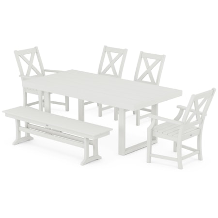Braxton 6-Piece Dining Set With Bench