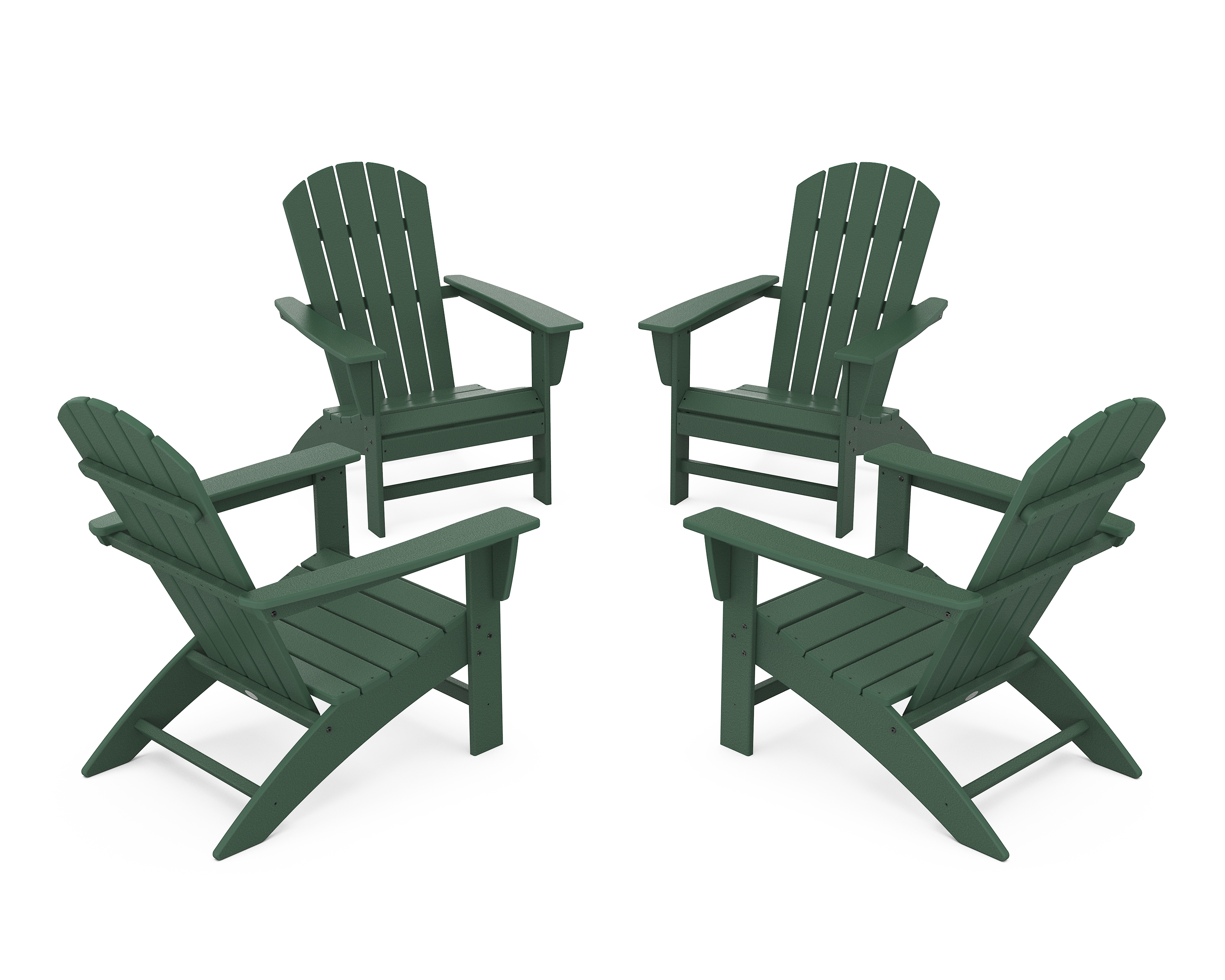 Nautical 4-Piece Adirondack Conversation Set