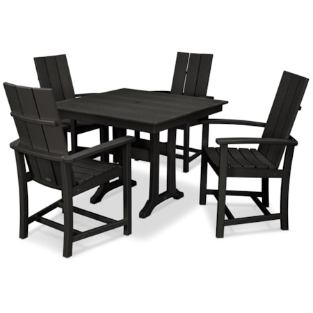 Adirondack 5-Piece Trestle Dining Set
