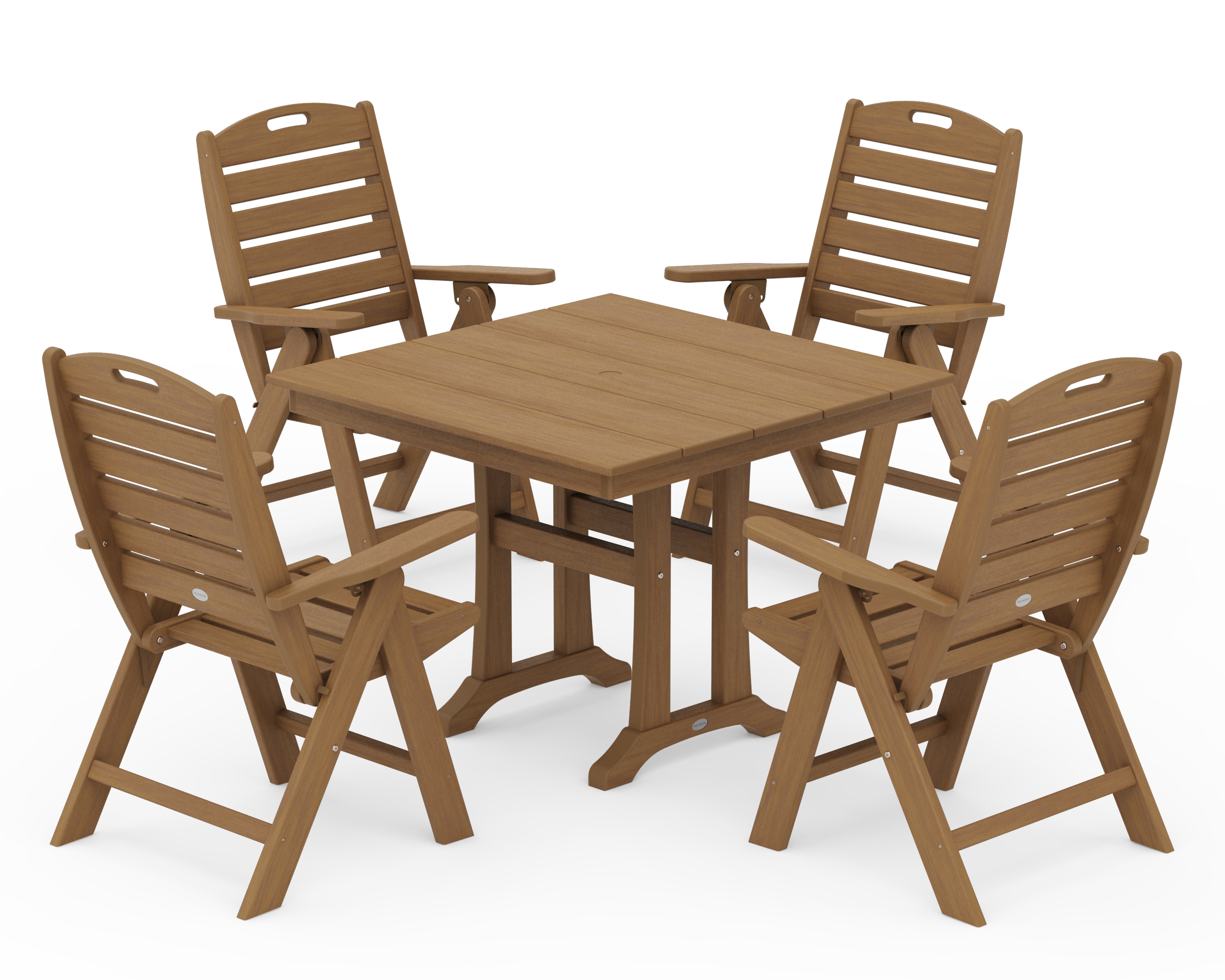 5-Piece Trestle Dining Set