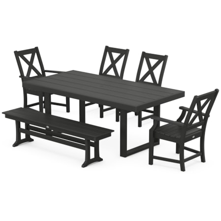 Braxton 6-Piece Dining Set With Bench