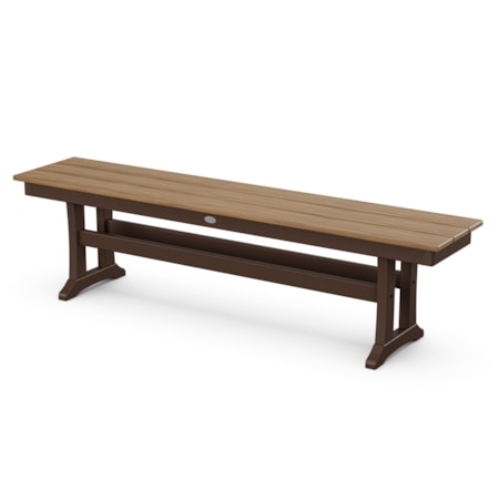 Farmhouse Trestle 65" Bench