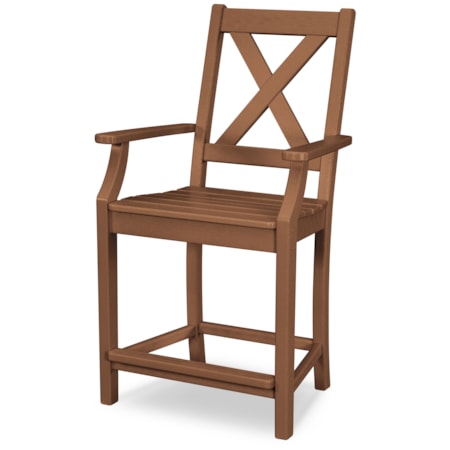 Braxton Counter Arm Chair