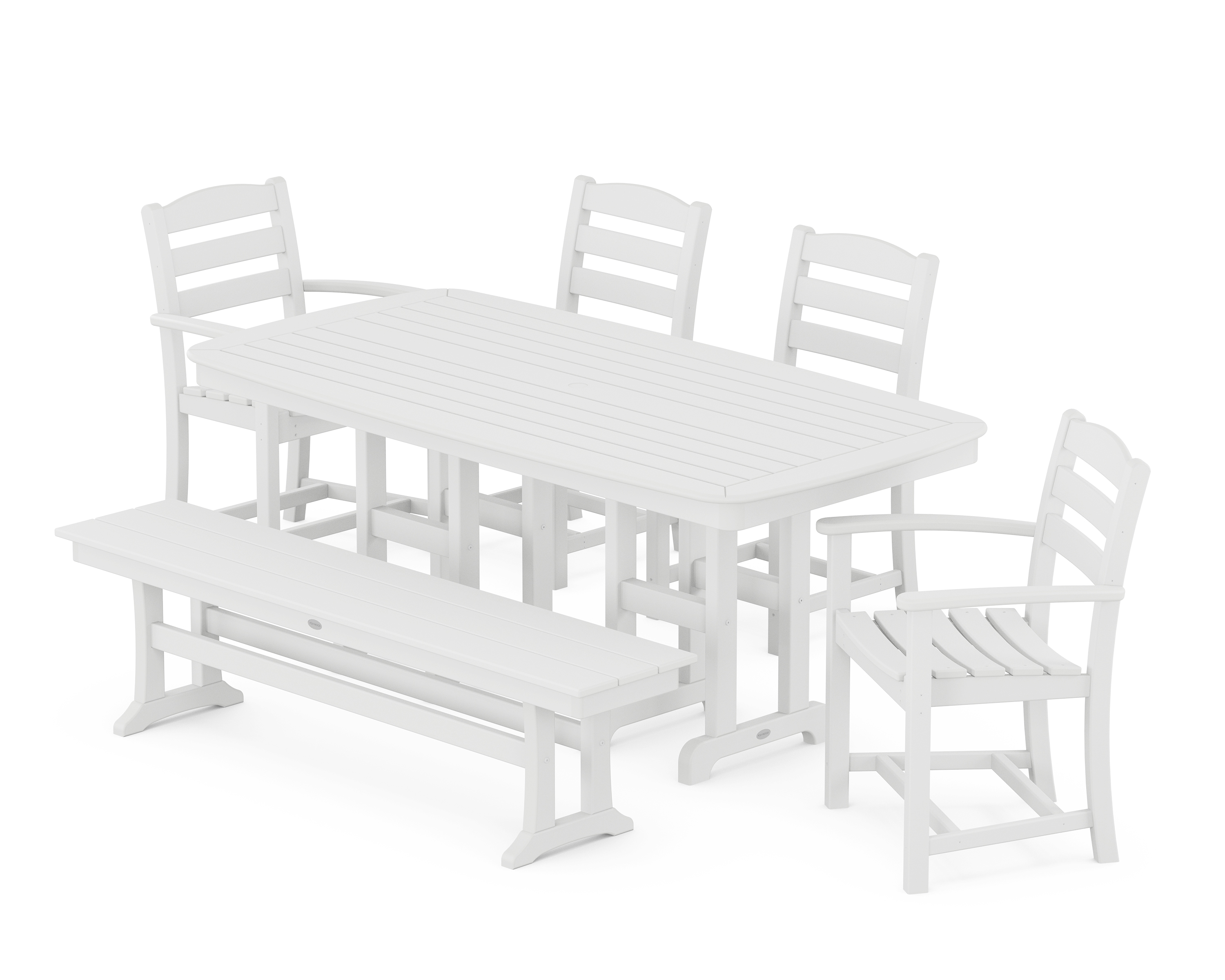 La Casa Café 6-Piece Dining Set With Bench