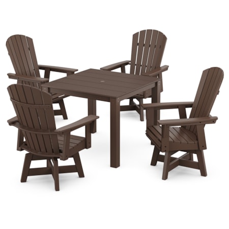 Adirondack Swivel 5-Piece Parsons Dining Set