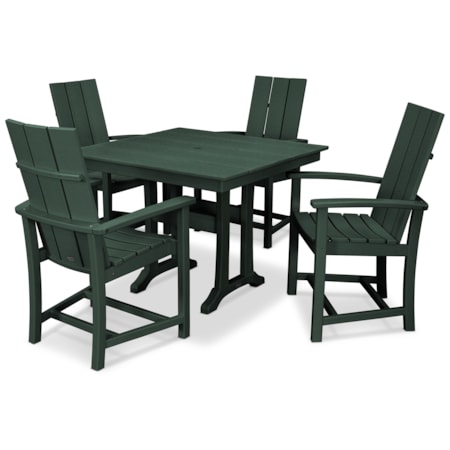 Adirondack 5-Piece Trestle Dining Set