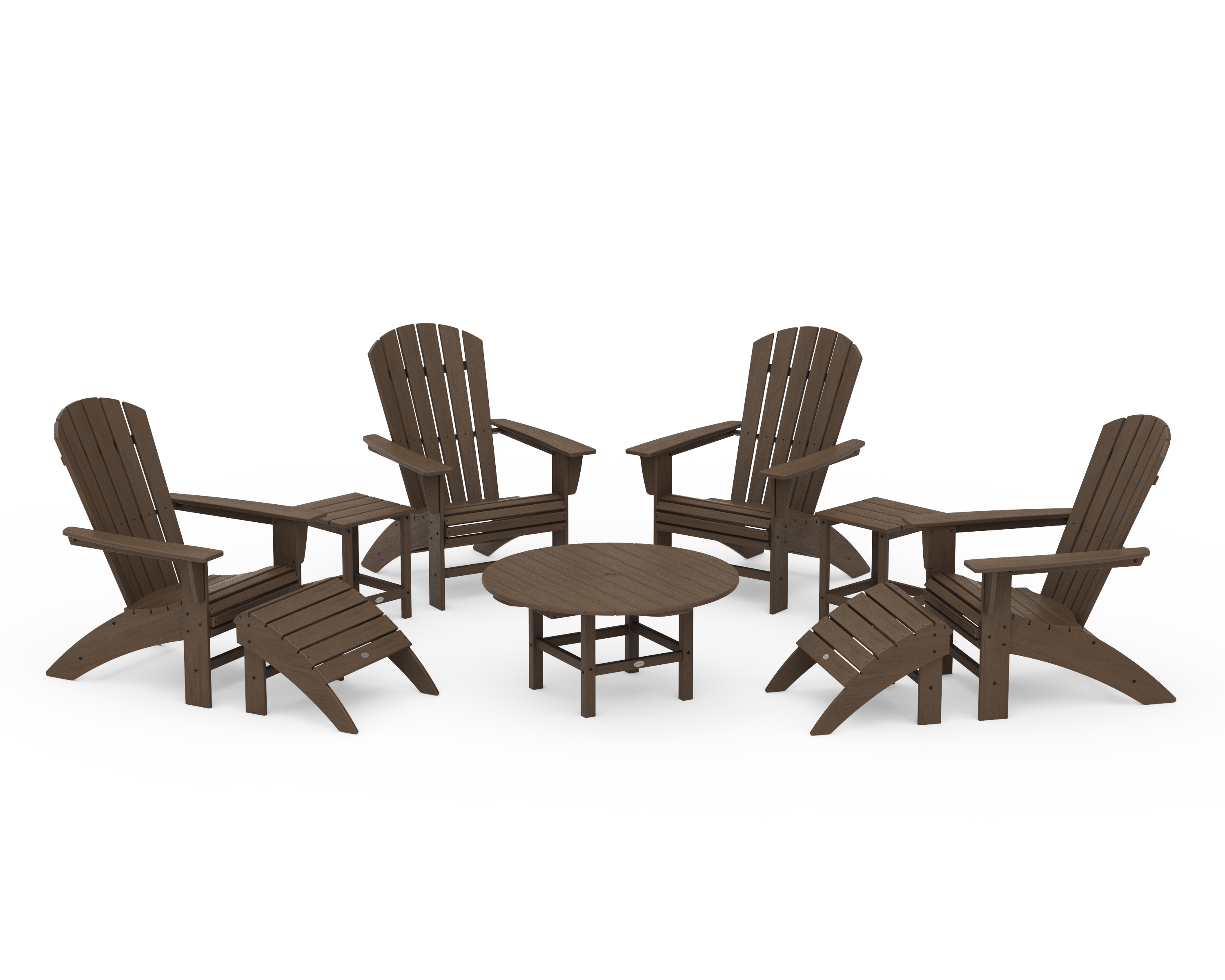 Adirondack Chair 9-Piece Conversation Set