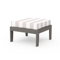 Driftwood / Cabana Stripe Dune Burlap