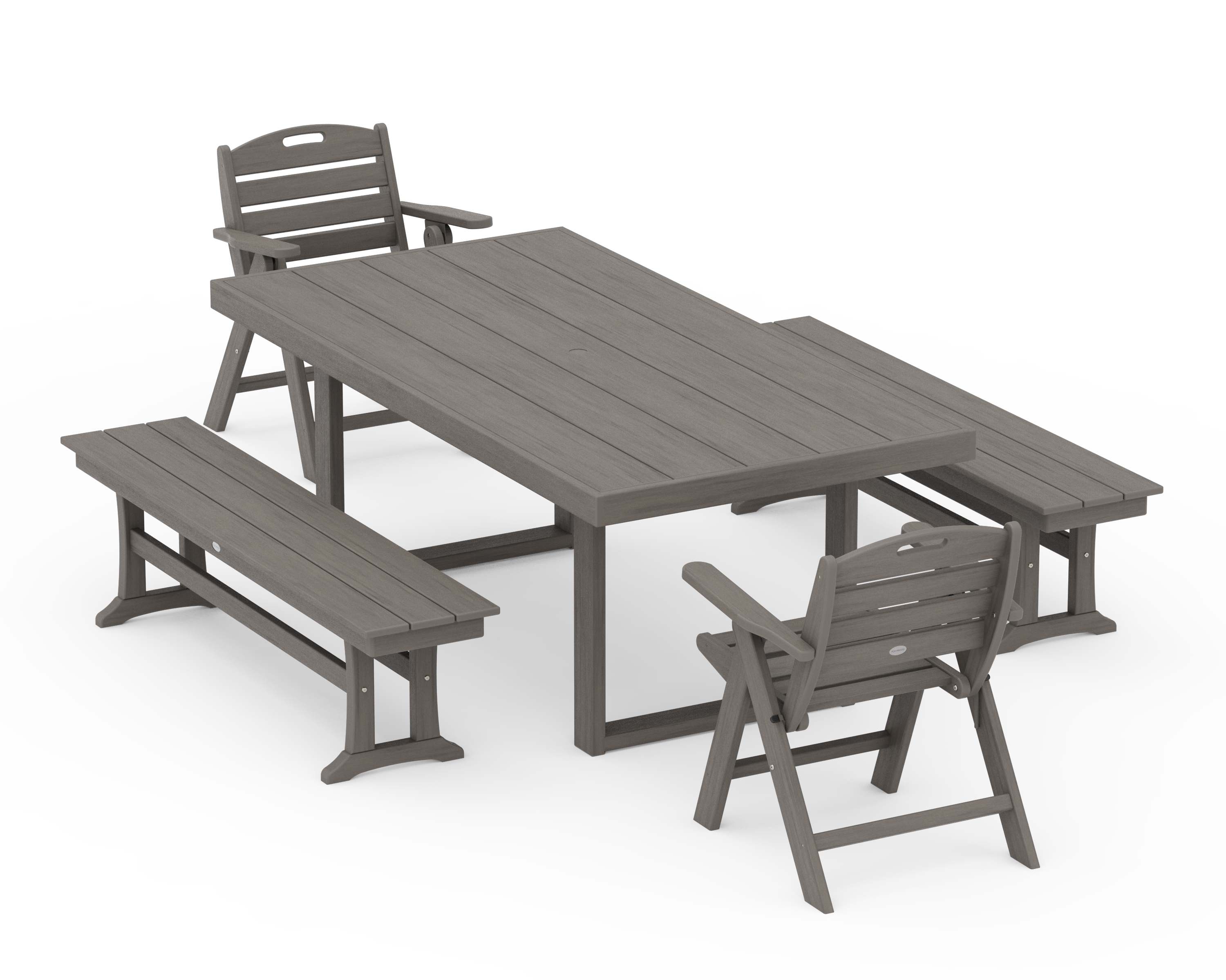 Lowback 5-Piece Dining Setes