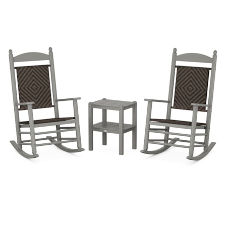 Jefferson 3-Piece Woven Rocker Set