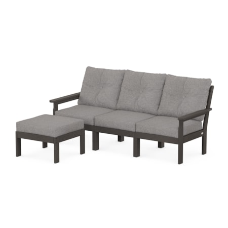4-Piece Sectional Ottoman