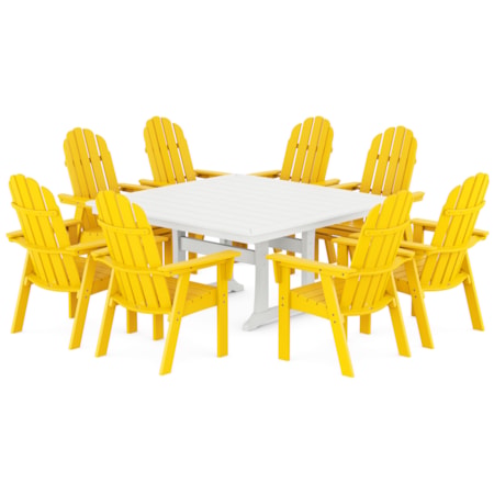 Adirondack 9-Piece Trestle Dining Set