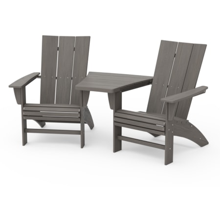 3-Piece Adirondack Set Connecting Table