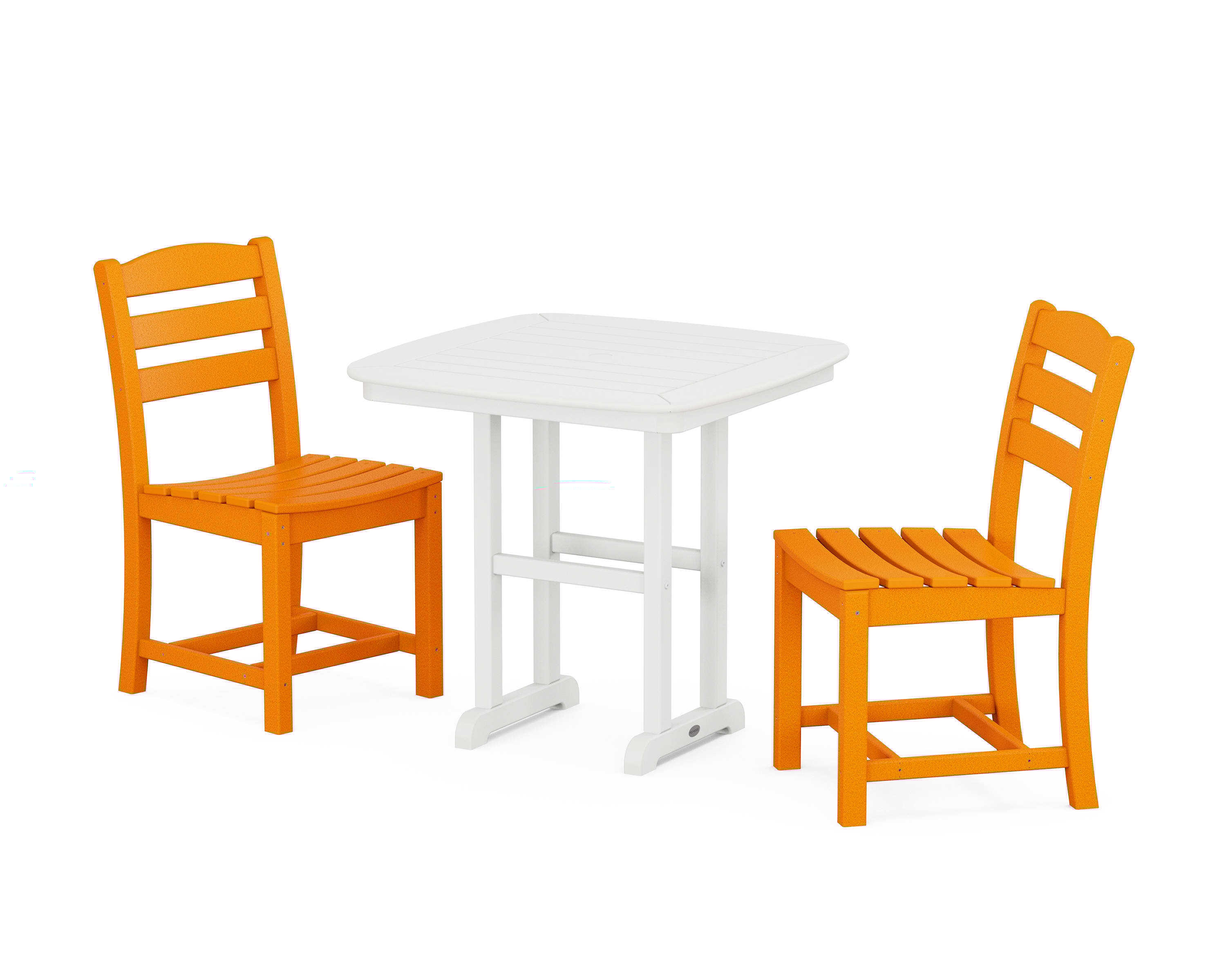 La Casa Café Side Chair 3-Piece Dining Set