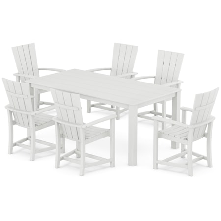 Quattro 7-Piece Parsons Dining Set
