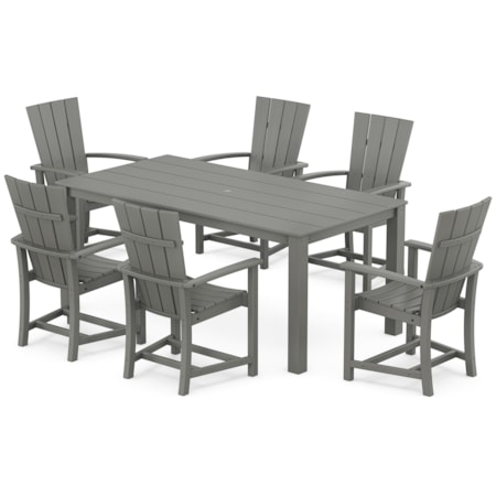 Quattro 7-Piece Parsons Dining Set