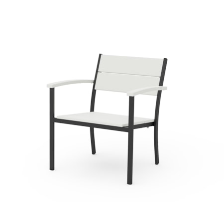 Black Stacking Lounge Chair